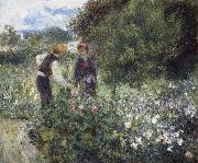 Conversation with the Gardener Auguste renoir